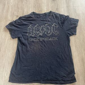 Vintage AC/DC star world back in black T-shirt, 2004, Small Mens